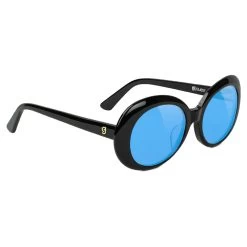 Glassy Eyewear Sunglasses Burt Premium Plus Polarized Black/Blue Lens