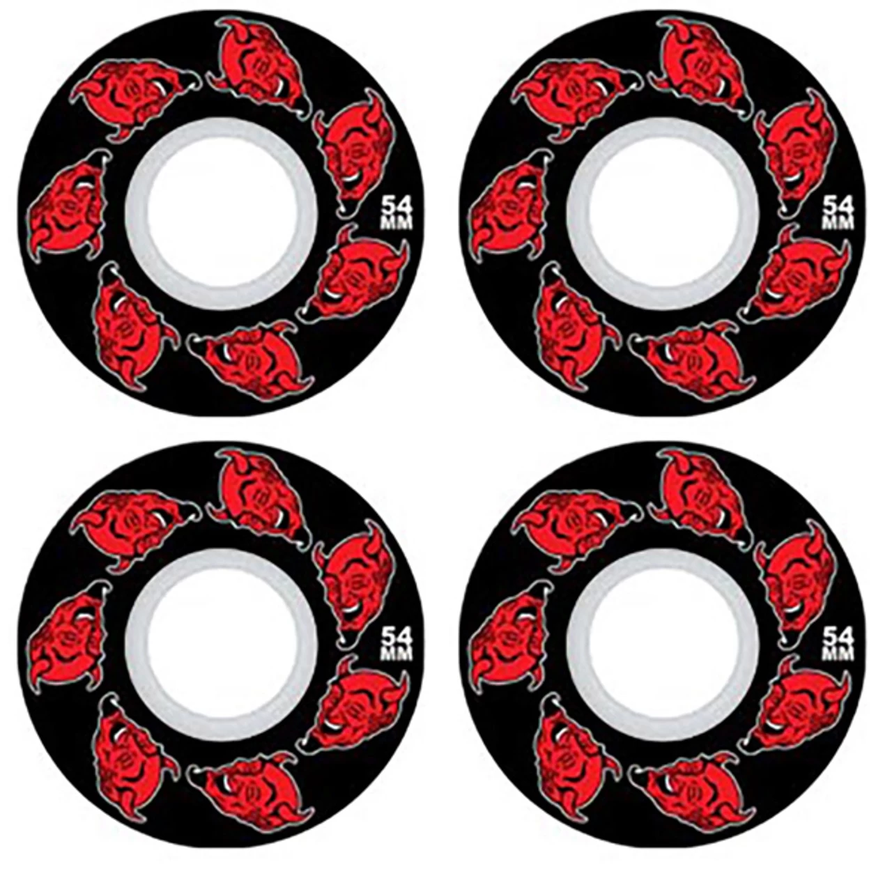 Consolidated Skateboard Wheels Daredevil 54mm 99A - Set Of 4 1 Consolidated Skateboard Wheels Daredevil 54mm 99A - Set Of 4