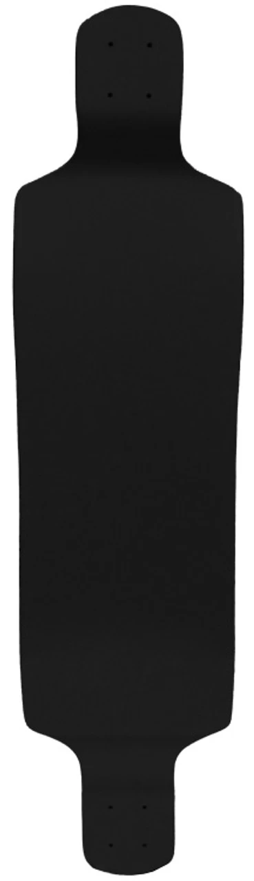 Longboard Moose Longboard Deck 10" X 39.8" Drop Down BLACK 2 Longboard Moose Longboard Deck 10" X 39.8" Drop Down BLACK - Image 2