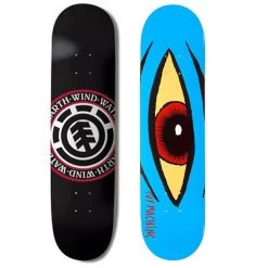 Element/Toy Machine Skateboard Deck 2-Pack Of Decks Seal 7.75" & Sect Eye 7.875"