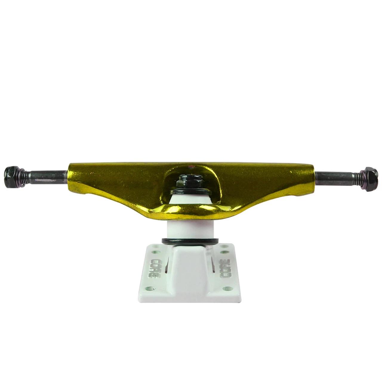 Core Trucks 5.25 (8.0") Anodized Gold / White Base 2 Core Trucks 5.25 (8.0") Anodized Gold / White Base - Image 2