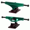 Core Hollow Trucks 5.25 (8.0") Anodized Green With Red Base (Hollow Kingpin)