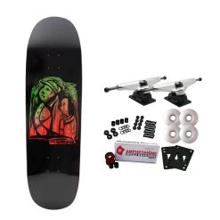 The Heated Wheel Skateboard Complete Frontier 9.25" X 32"