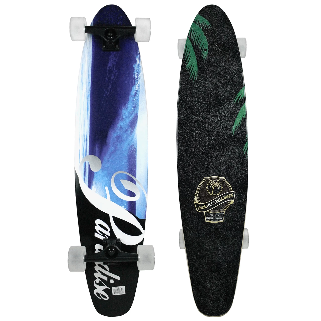 Paradise Longboard 9" X 40" Wave Fade Kicktail 1 Paradise Longboard 9" X 40" Wave Fade Kicktail