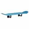 Floating Industrial Style Maple Skateboard Deck Shelf With Pipe Mounting System 7.75" Neon Blue