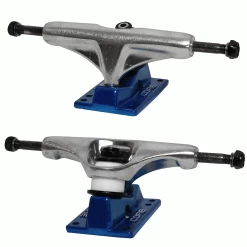 Core Hollow Trucks 5.0 (7.75") Silver With Blue Base (Hollow Kingpin)