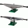 Core Hollow Trucks 7.0 (9.75") Silver With Green Base (Hollow Kingpin)