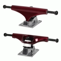 Core Hollow Trucks 5.5 (8.25") Anodized Red With Silver Base (Hollow Kingpin)
