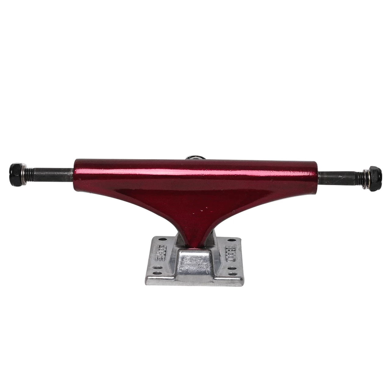 Core Hollow Trucks 5.5 (8.25") Anodized Red With Silver Base (Hollow Kingpin) 3 Core Hollow Trucks 5.5 (8.25") Anodized Red With Silver Base (Hollow Kingpin) - Image 3