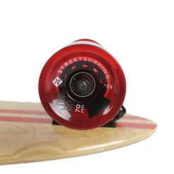 Street Surfing Longboard Retro Stripe Red Pintail 9.6" X 40" -Powell Peralta Store retro stripe 3 91212.1630597739