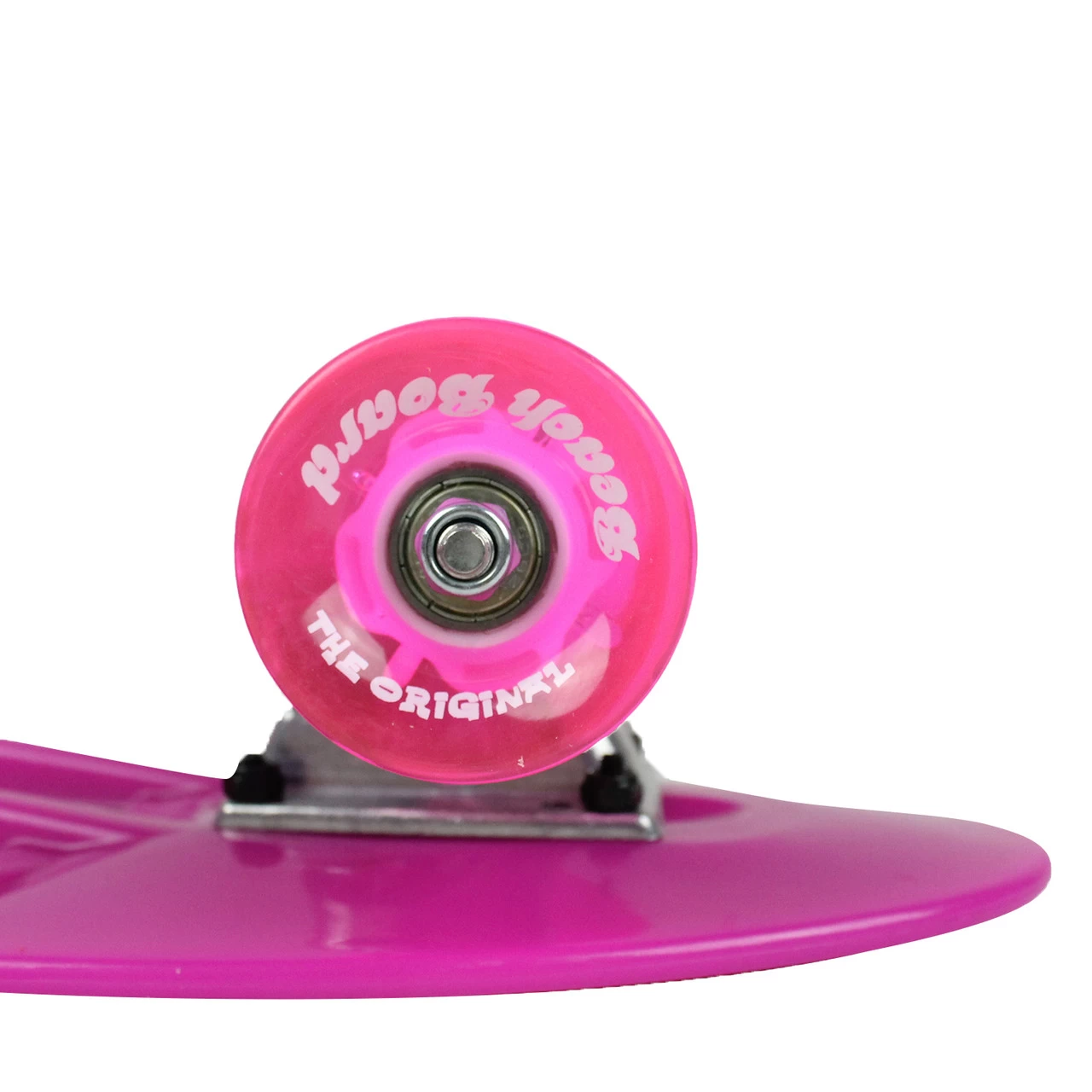 Street Surfing Plastic Cruiser Beach Board Glow Pink 3 Street Surfing Plastic Cruiser Beach Board Glow Pink - Image 3