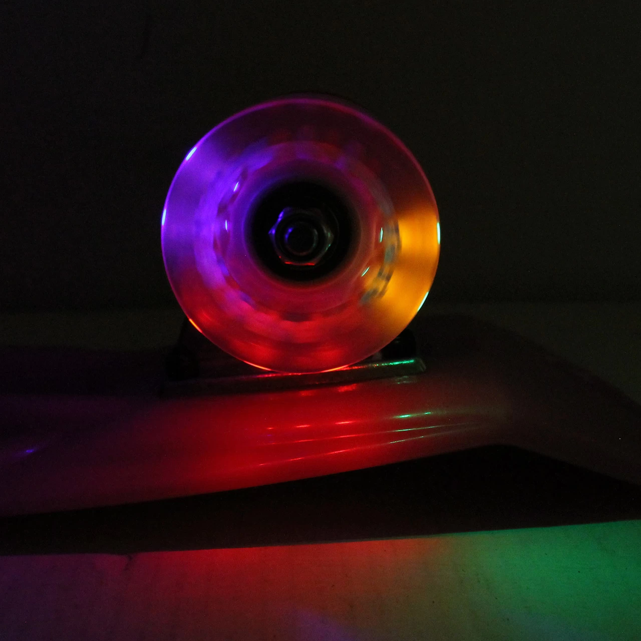 Street Surfing Plastic Cruiser Beach Board Glow Pink 5 Street Surfing Plastic Cruiser Beach Board Glow Pink - Image 5