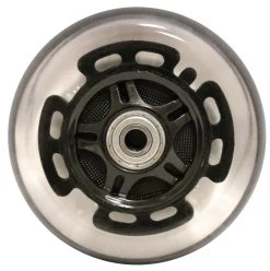 LED Scooter Wheels Set Of 2 With Bearings - Black/Clear -Powell Peralta Store swled 100 blk 1 23117.1442588616