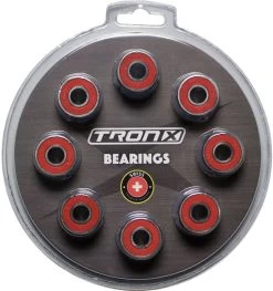 TronX Roller Hockey Inline Skate Bearings 16-Pack Swiss Lite
