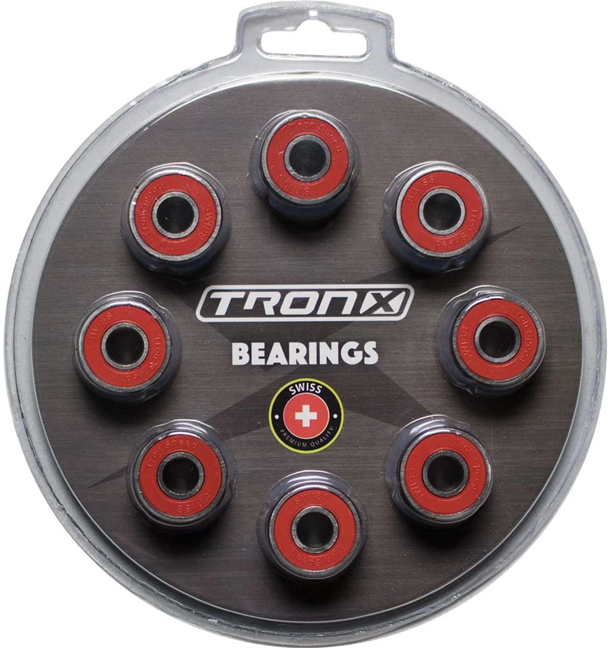 TronX Roller Hockey Inline Skate Bearings 16-Pack Swiss Lite 1 TronX Roller Hockey Inline Skate Bearings 16-Pack Swiss Lite