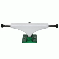 Core Hollow Trucks 5.25 (8.0") White With Green Base (Hollow Kingpin) 5 Core Hollow Trucks 5.25 (8.0") White With Green Base (Hollow Kingpin) -Powell Peralta Store white green h 52 2 14839.1590035055